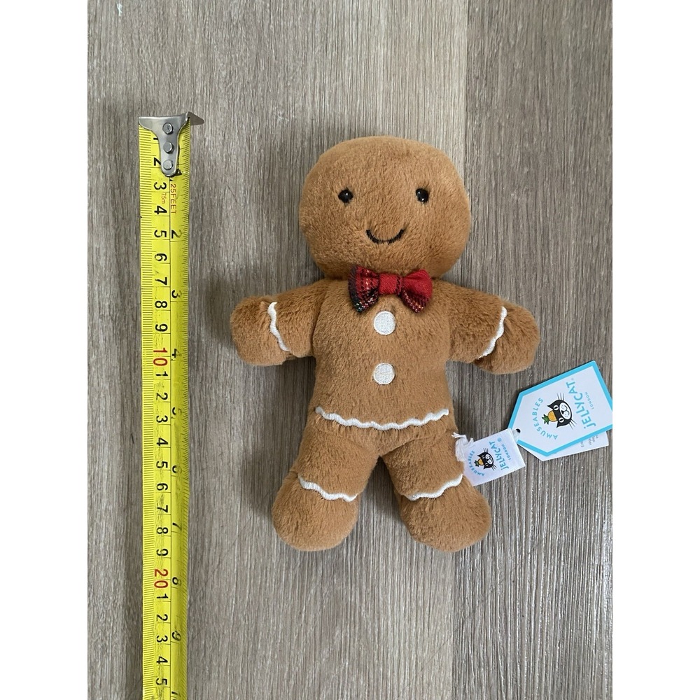 Jellycat Jolly Gingerbread Fred 7" plush AUTHENTIC US SELLER NEW 2025 Christmas - Picture 2 of 5